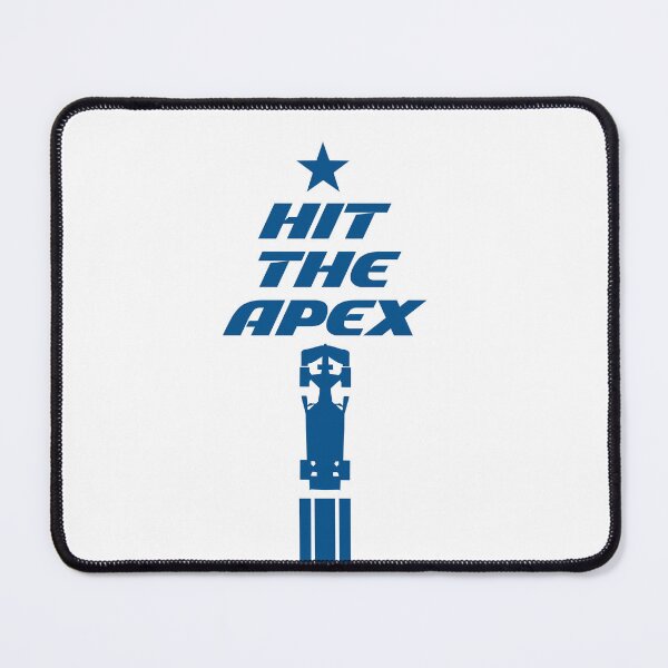 Item preview, Hit the Apex Minimal Racing Line Design designed and sold by ReubenGDesigns.