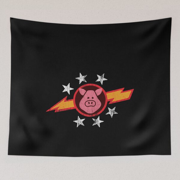 Item preview, vintage pigs in space designed and sold by SandraStee89.
