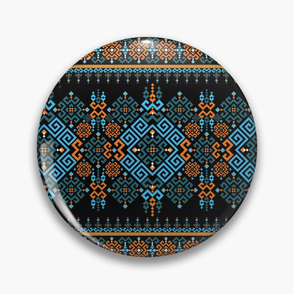 Item preview, Intricate Geometric Ethnic Textile Pattern designed and sold by PowerAntShop.