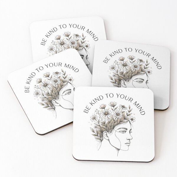 Item preview, Be Kind To Your Mind Vintage Floral Mind Realistic Art designed and sold by Aura.Prints.