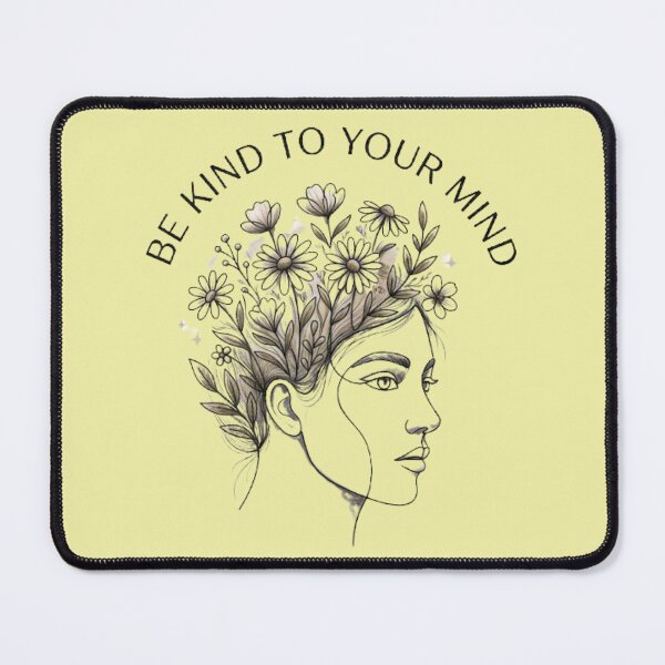 Item preview, Be Kind To Your Mind Vintage Floral Mind Realistic Art designed and sold by Aura.Prints.