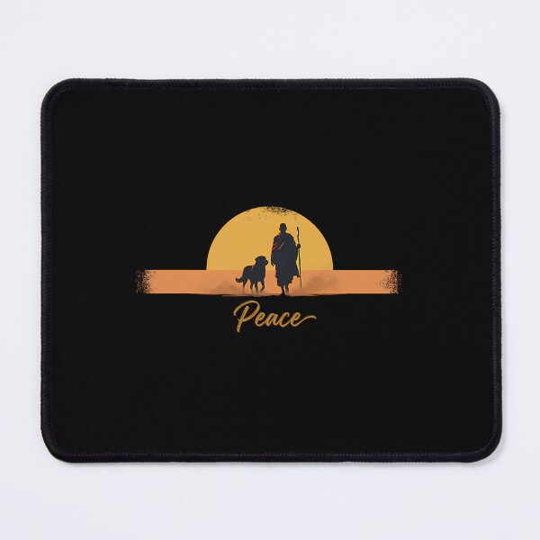 Item preview, walk for peace monks with aloka dog designed and sold by SandraStee89.