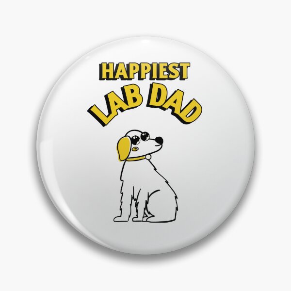 Item preview, Happiest Lab Dad Labrador Dog Dad Fathers Day Gift for Dog Dad designed and sold by DesignbyAACreations .