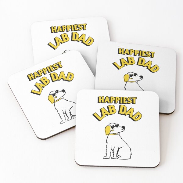Item preview, Happiest Lab Dad Labrador Dog Dad Fathers Day Gift for Dog Dad designed and sold by DesignbyAACreations .