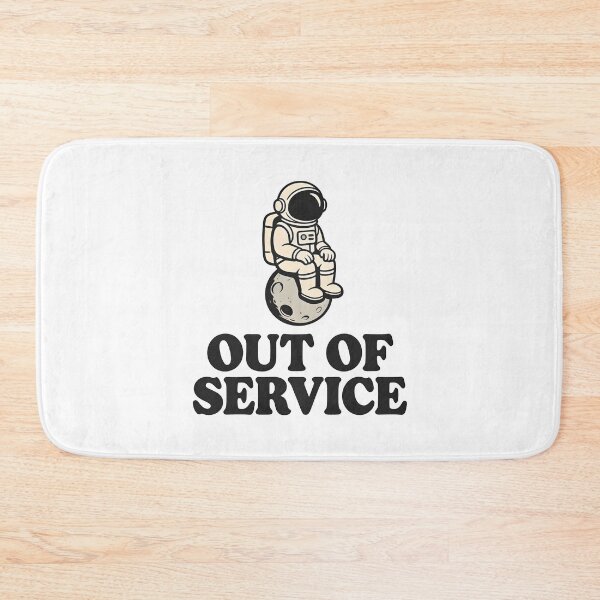 Item preview, Out Of Service Astronaut - Funny Minimal Space Design designed and sold by Echo-Draw.