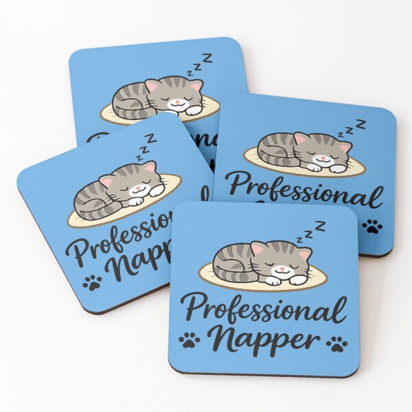 Item preview, Professional Napper Sleeping Cat Design – Funny Cosy Cat Humour designed and sold by DesignHouse07.