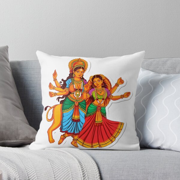 Item preview, Navratri Doll Figurine Sticker designed and sold by Teewave-Ashish.