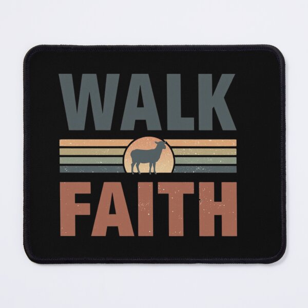 Item preview, Bold Walk by Faith Minimal Christian Typography designed and sold by Sunniz.