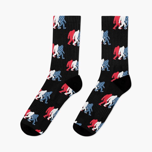 Item preview, Bigfoot 4th of July Sasquatch American Flag Patriotic USA for Women Kids Men designed and sold by Boutkimaewab.