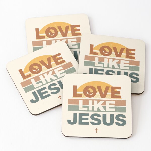 Item preview, Love Like Jesus Minimal Christian Sunset Design designed and sold by Sunniz.
