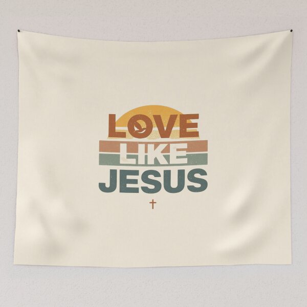 Item preview, Love Like Jesus Minimal Christian Sunset Design designed and sold by Sunniz.