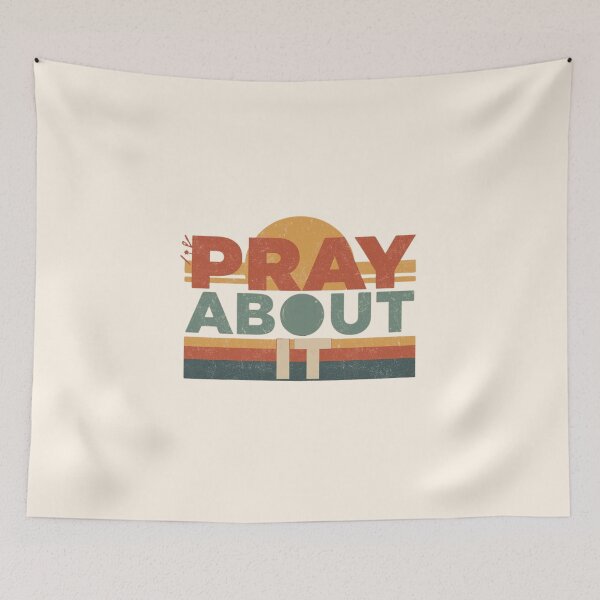 Item preview, Pray About It Christian Encouragement Design designed and sold by Sunniz.