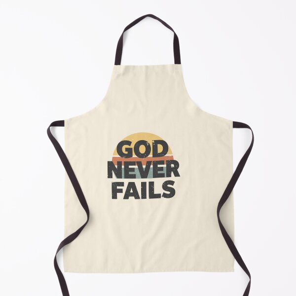 Item preview, God Never Fails Retro Christian Faith Design designed and sold by Sunniz.