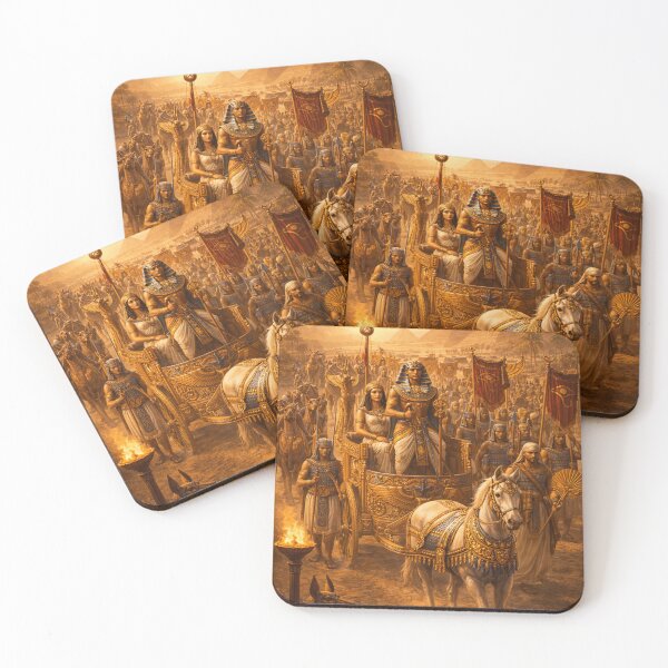 Item preview, Ancient Egyptian War Chariot – Pharaoh and Queen Army March Art designed and sold by Queen Cleopatra.