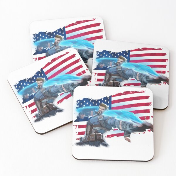 Item preview, Patriotic Super Soldier Dynamic Comic Style Art designed and sold by FabrizioParker.