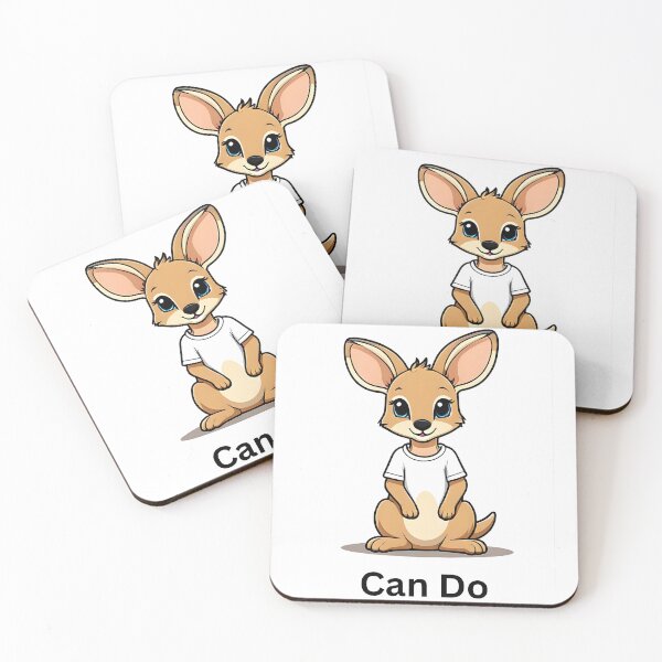Item preview, Can Do – Happy Baby Kangaroo Cartoon Shirt designed and sold by AntiConfused.