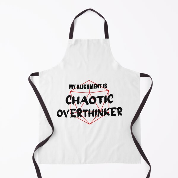 Item preview, Chaotic Overthinker Tabletop Alignment Humor designed and sold by wswrnyhj65.