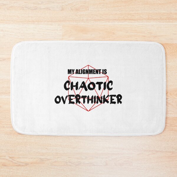Item preview, Chaotic Overthinker Tabletop Alignment Humor designed and sold by wswrnyhj65.