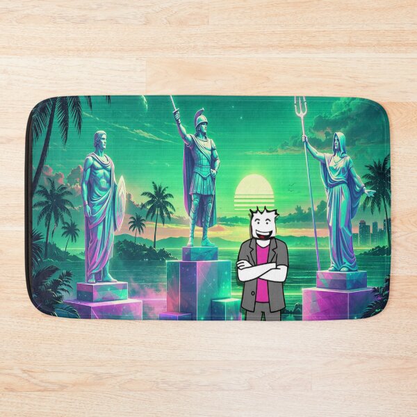 Item preview, Vaporwave Statues background with OC designed and sold by SamiVaporStudio.