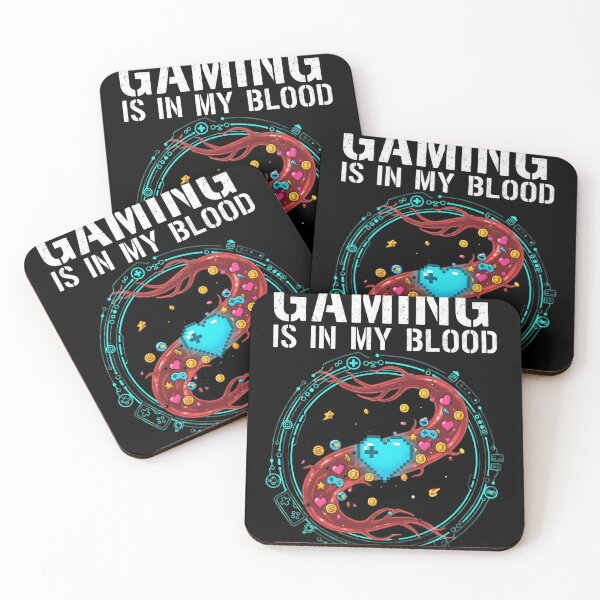 Item preview, Gamer Life Blood T-Shirt Pixel Heart Retro Arcade Console Player Tee designed and sold by Dmo3HarkoArt.