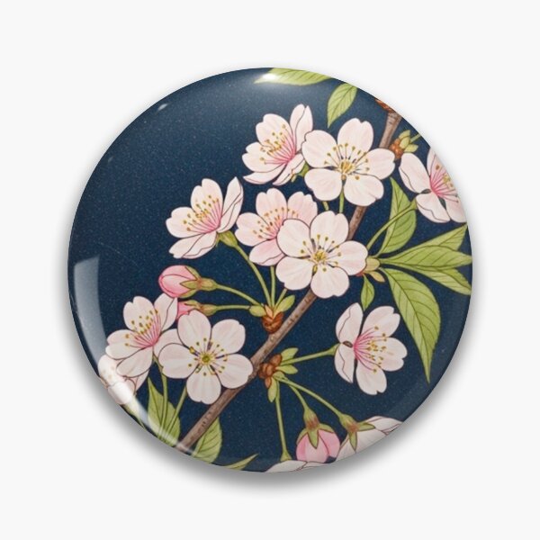 Item preview, Vintage Cherry Blossom Postage stamp designed and sold by bloom-moon.