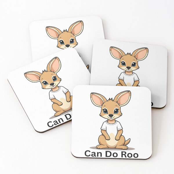 Item preview, Can Do Roo – Happy Baby Kangaroo Cartoon Shirt designed and sold by AntiConfused.