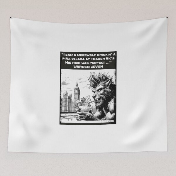 Item preview, Warren Zevon Werewolves Of London Lyrics Inspired  designed and sold by WendyBoroughs7.