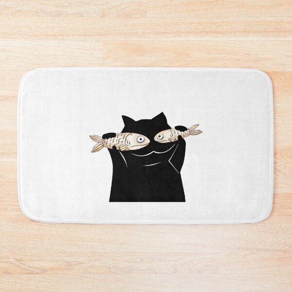 Item preview, Funny Cat with Fish Eyes  designed and sold by PurrfectHome.