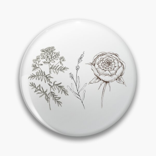 Item preview, Glyph Flowers - Her Spell 1 designed and sold by LunaOblonskyBooks.