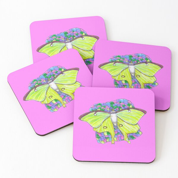 Item preview, Magenta Luna Moth designed and sold by Ruby Tiger Creations.