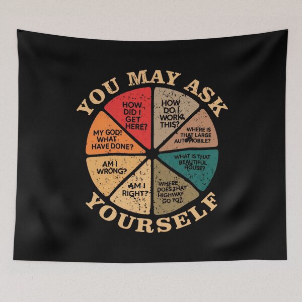 Item preview, YOU-MAY-ASK-YOURSELF-VINTAGE designed and sold by ThePrintPig.