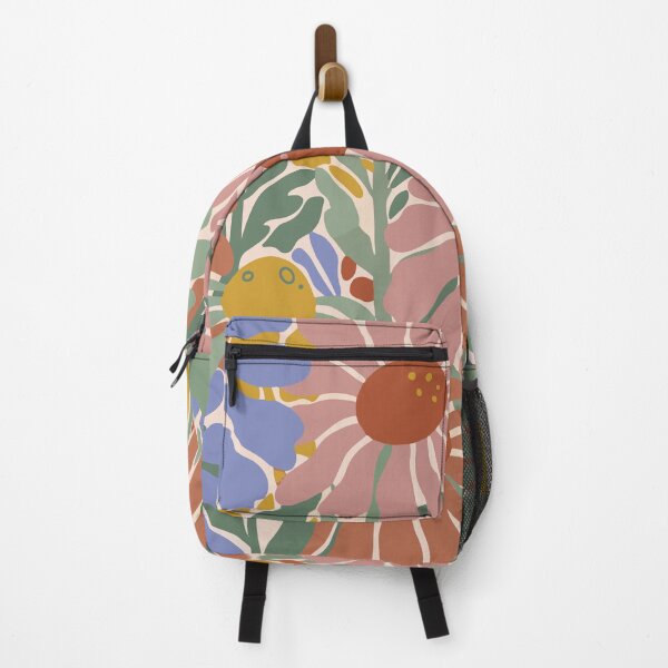 Item preview, Retro 70s Floral Garden - Boho Groovy Daisy Pattern in Earthy Tones designed and sold by Far Out Goods.