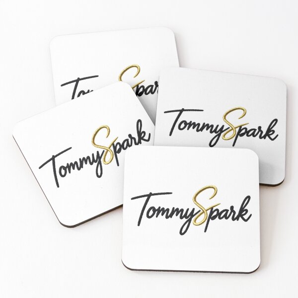 Item preview, TommySpark Logo Cursive Gold Minimal Luxury designed and sold by TommySpark.