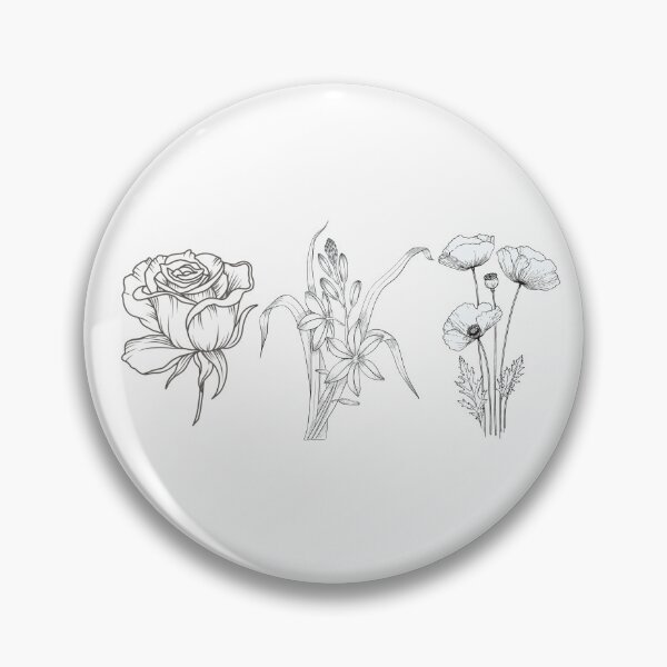 Item preview, Glyph Flowers - Her Spell 2 designed and sold by LunaOblonskyBooks.