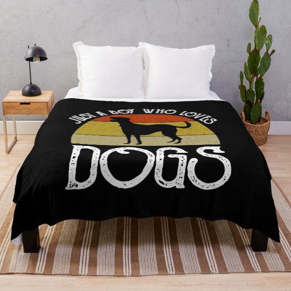 Item preview, Just A Boy Who Loves Dogs designed and sold by Cat Lady Designs.