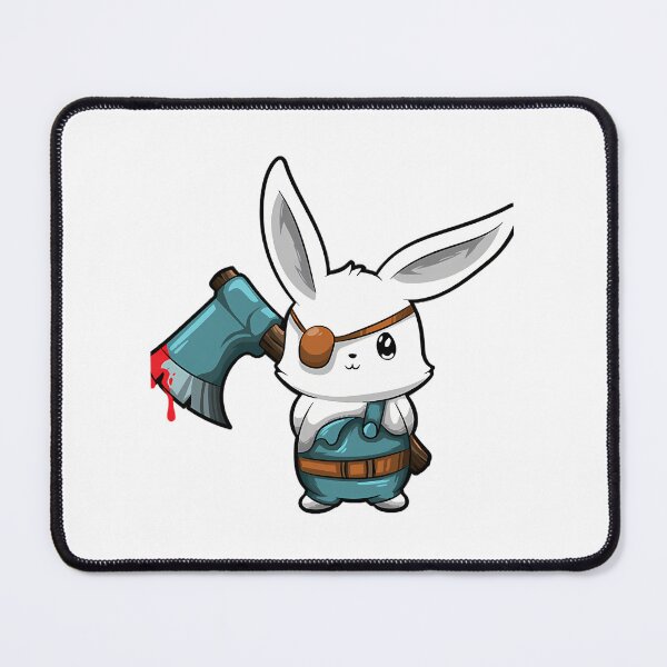 Item preview, Creepy Cute Bunny With Axe Horror Graphic designed and sold by wswrnyhj65.