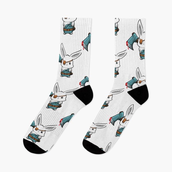 Item preview, Creepy Cute Bunny With Axe Horror Graphic designed and sold by wswrnyhj65.