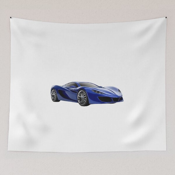 Item preview, Modern Blue Supercar - Tech & Speed Aesthetic designed and sold by DraftDose.