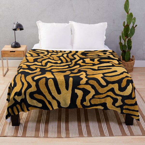 Item preview, Golden Glamorous Glitzy Hues Abstract Designs On Black designed and sold by DEC02.
