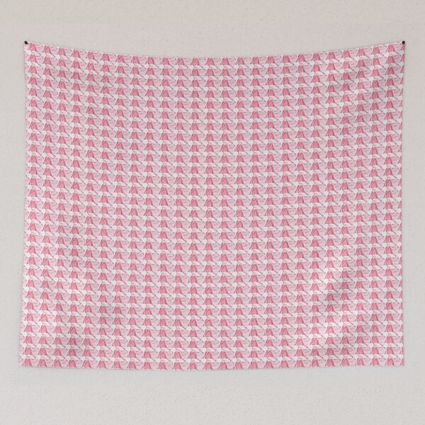 Item preview, Light Baby Cherry Blossom Pink Abstract Basket Weave Pattern designed and sold by burbankdesigns.