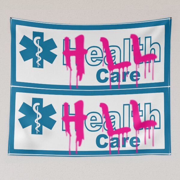 Item preview, Privatized healthcare graffiti  designed and sold by moonmorph.