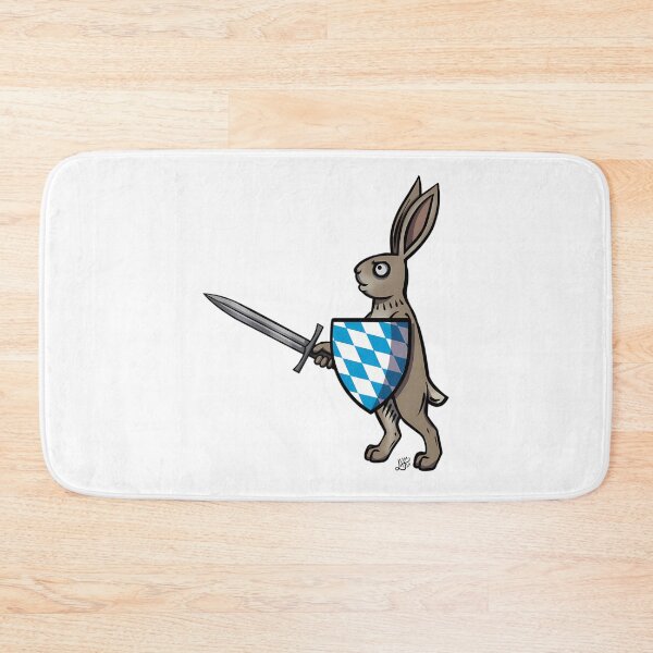Item preview, Medieval Marginalia Bunny With Sword Art designed and sold by wswrnyhj65.