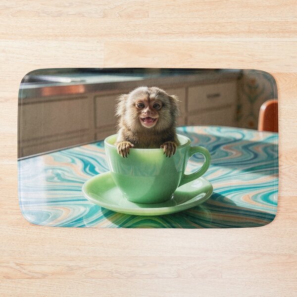 Item preview, Pygmy Marmoset in a Jadeite Tea Cup designed and sold by Tridentulus.