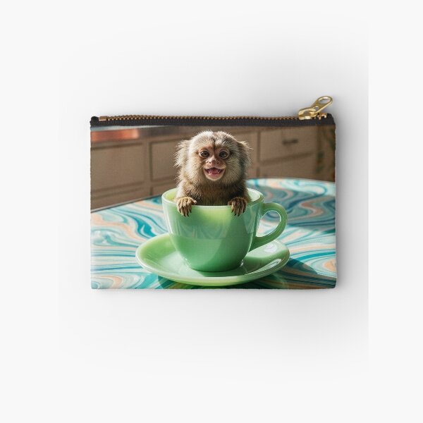 Item preview, Pygmy Marmoset in a Jadeite Tea Cup designed and sold by Tridentulus.