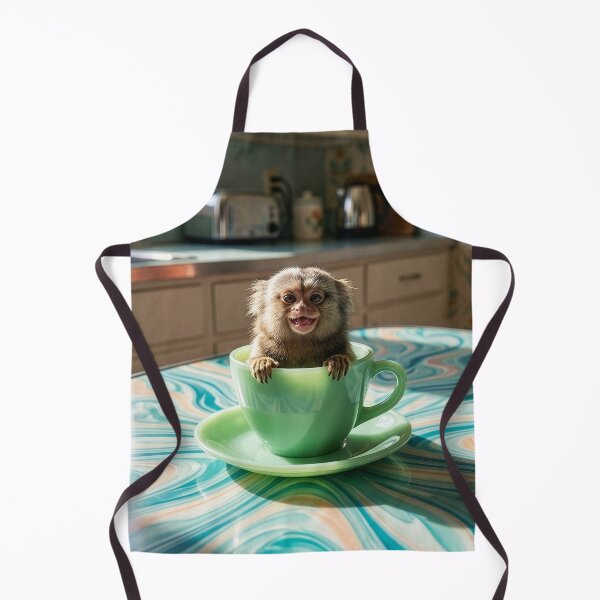 Item preview, Pygmy Marmoset in a Jadeite Tea Cup designed and sold by Tridentulus.