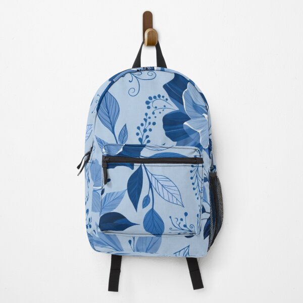Item preview, Royal Blue Symmetrical Botanical Floral Damask Seamless Pattern designed and sold by ByJuju.