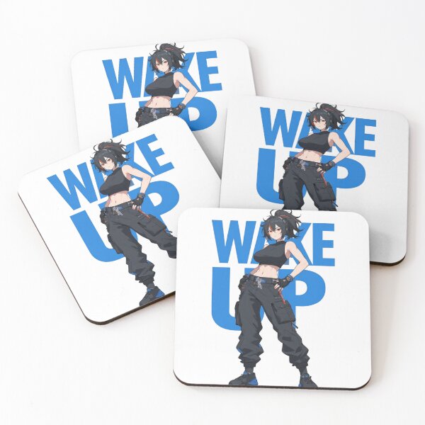 Item preview, Urban Tactical Edge - Techwear Anime Girl Blue Vibe designed and sold by Jimakmo.