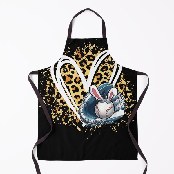 Item preview, Baseball Bunny Glove Leopard Heart designed and sold by KIROSALS.