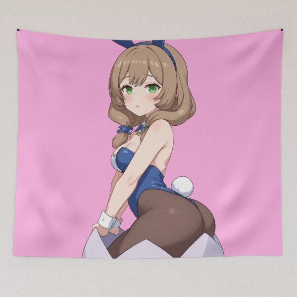 Item preview, Pastel Bunny Seduction – Easter Temptress in Blue designed and sold by Jimakmo.