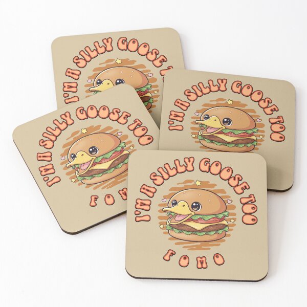 Item preview, Silly Goose Hamburger FOMO designed and sold by Shy Fractal Designs.
